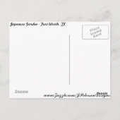 Japanse tuin in Fort Worth Texas # 53 Briefkaart (Achterkant)