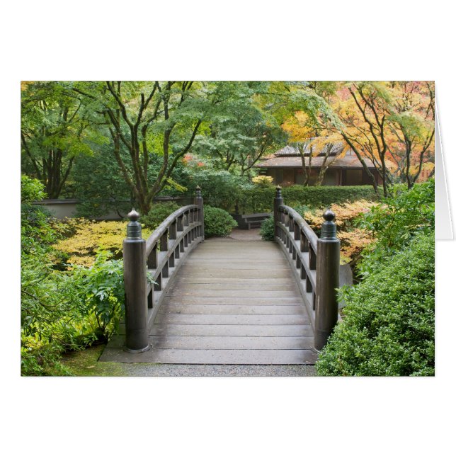 Japanse tuin in Herfst (Voorkant Horizontaal)