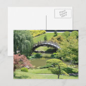 Japanse tuin in het Briefkaart Huntington Library (Voorkant / Achterkant)