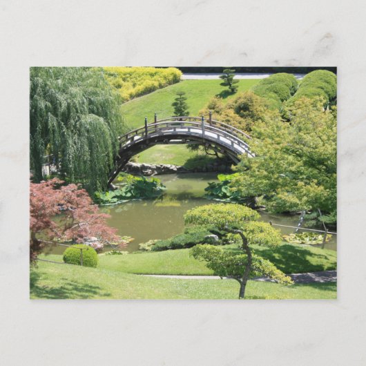 Japanse tuin in het Briefkaart Huntington Library (Voorkant)
