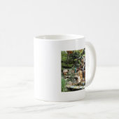 Japanse tuin in het najaar koffiemok (Voorkant rechts)