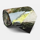 Japanse tuin in het najaar stropdas (Opgerold)