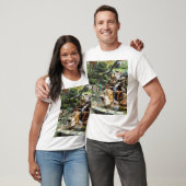 Japanse tuin in het najaar t-shirt (Unisex)