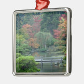 Japanse tuin in het Washington Park Metalen Ornament (Links)