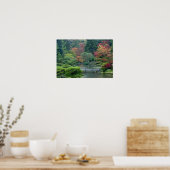 Japanse tuin in het Washington Park Poster (Keuken)