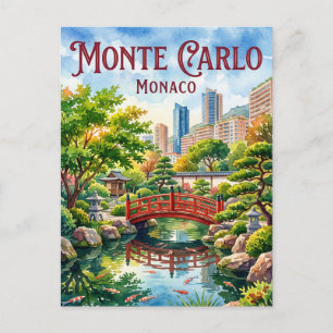 Japanse Tuin (Jardin Japonais), Monte Carlo Briefkaart
