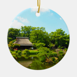 Japanse tuin keramisch ornament