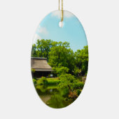 Japanse tuin keramisch ornament (Rechts)