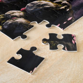 Japanse tuin kersenbloesem legpuzzel (Zijkant)