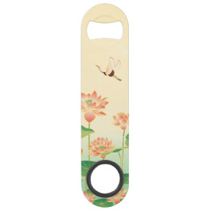 Japanse Tuin Koi Vijver en Waterlelies Kunst Speed Flessenopener