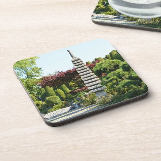 Japanse Tuin Kurk Onderzetter (Linkerzijde)