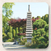 Japanse Tuin Kurk Onderzetter (Voorkant)