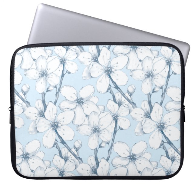Japanse tuin laptop sleeve (Voorkant)