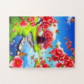 Japanse tuin legpuzzel (Horizontaal)
