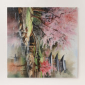 Japanse Tuin Lente Legpuzzel (Horizontaal)