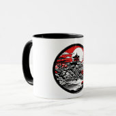 Japanse tuin mok (Voorkant links)