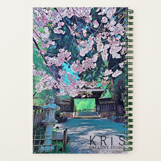 Japanse tuin notitieboek (Achterkant)