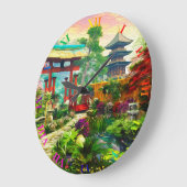 Japanse tuin Pagoda Sakura en waterval Grote Klok (Hoek)