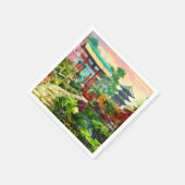 Japanse tuin Pagoda Sakura en waterval Servet (Hoek)