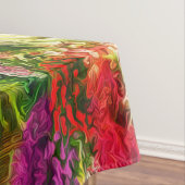 Japanse tuin Pagoda Sakura en waterval Tafelkleed (Voorbeeld)