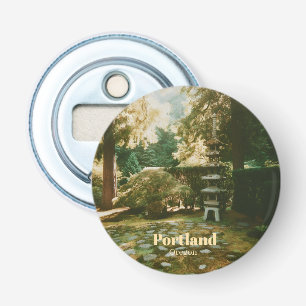 Japanse Tuin, Portland, Oregon Souvenir Button Flesopener