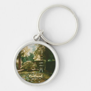 Japanse Tuin, Portland, Oregon Souvenir Sleutelhanger