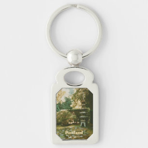 Japanse Tuin, Portland, Oregon Souvenir Sleutelhanger