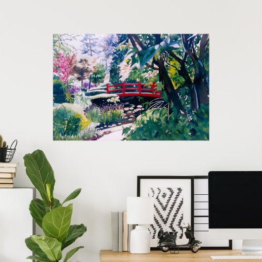 Japanse tuin poster (Thuiskantoor)