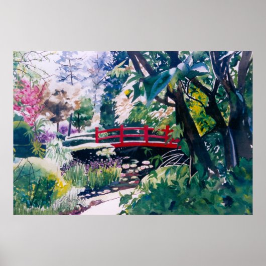 Japanse tuin poster (Voorkant)