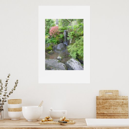 Japanse tuin poster (Keuken)