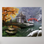 Japanse tuin poster (Voorkant)