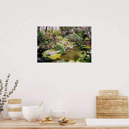 Japanse tuin poster (Keuken)