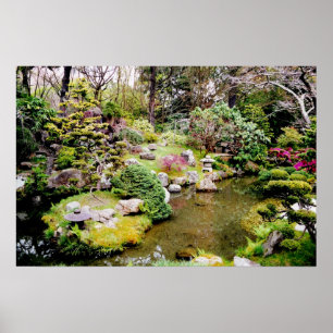 Japanse tuin poster