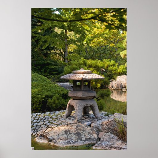 Japanse tuin poster (Voorkant)