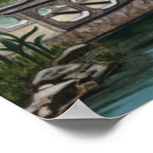 japanse tuin poster (Hoek)