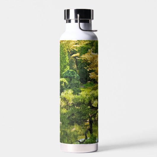 Japanse Tuin Schilderij Effect Landschap Waterfles (Links)