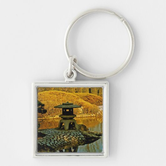 Japanse Tuin Sleutelhanger (Voorkant)