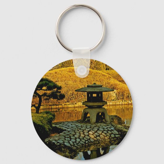 Japanse Tuin Sleutelhanger (Voorkant)