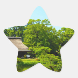 Japanse tuin ster sticker