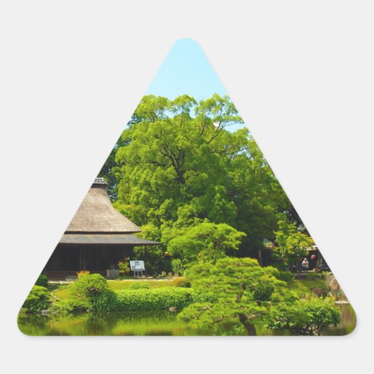 Japanse tuin sticker (Voorkant)
