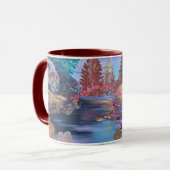 japanse tuin surrealistisch landschap beeldende ku mok (Voorkant links)