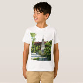 Japanse tuin t-shirt (Voorkant volledig)