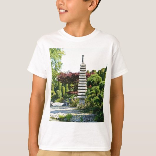 Japanse tuin t-shirt (Voorkant)