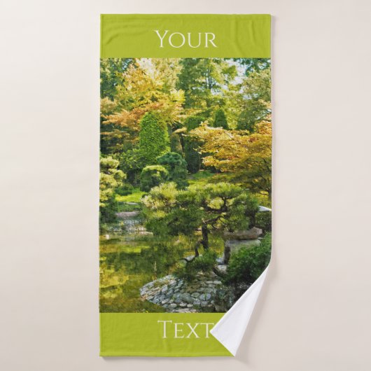 Japanse Tuin - Traditionele Esthetiek Badhanddoek (Badhanddoek)