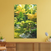 Japanse Tuin - Traditionele Esthetiek Canvas Afdruk (Insitu (Woonkamer))
