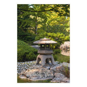 Japanse Tuin - Traditionele Esthetiek  Foto Afdruk