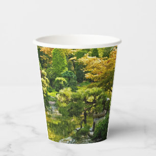 Japanse Tuin - Traditionele Esthetiek Papieren Bekers