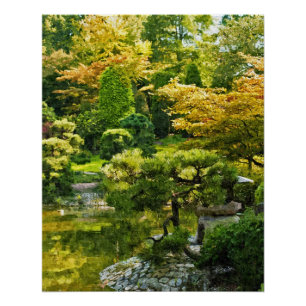 Japanse Tuin - Traditionele Esthetiek Perfect Poster