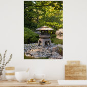 Japanse Tuin - Traditionele Esthetiek Poster (Keuken)