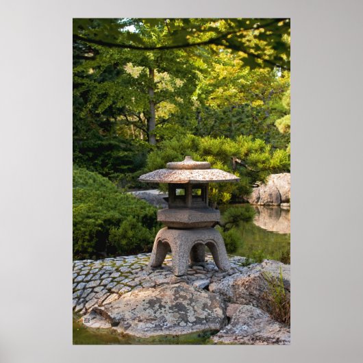 Japanse Tuin - Traditionele Esthetiek Poster (Voorkant)